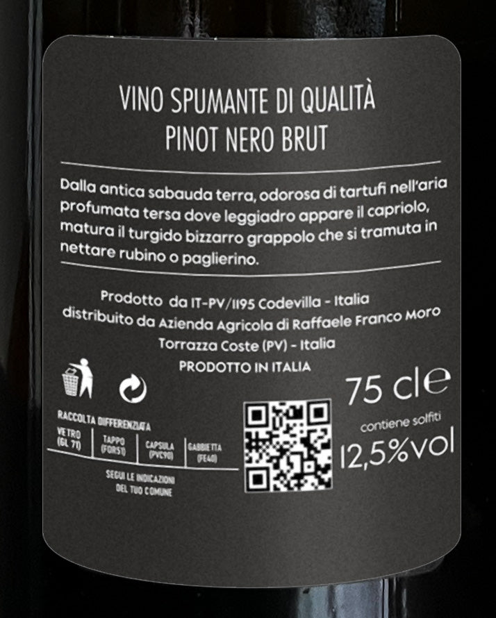 VINO SPUMANTE BRUT - Metodo Classico