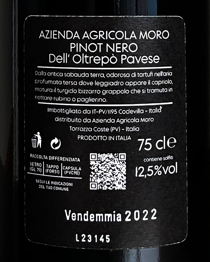 VINO ROSSO PINOT NERO