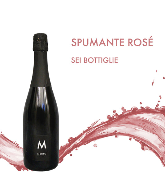 SPUMANTE BRUT ROSÉ Metodo Classico - 6 Bottiglie